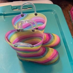 Little Girl light up rain boots